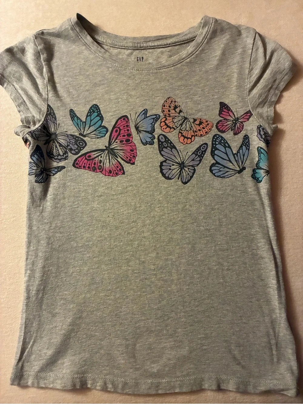 Girls Size 8/M Tee Bundle of 5 | Gap, Disney & Cat & Jack | Cute Graphic Tees